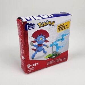 Pokémon MEGA Weavile Build Set – Ages 6+– 75 Pieces – Building Toy